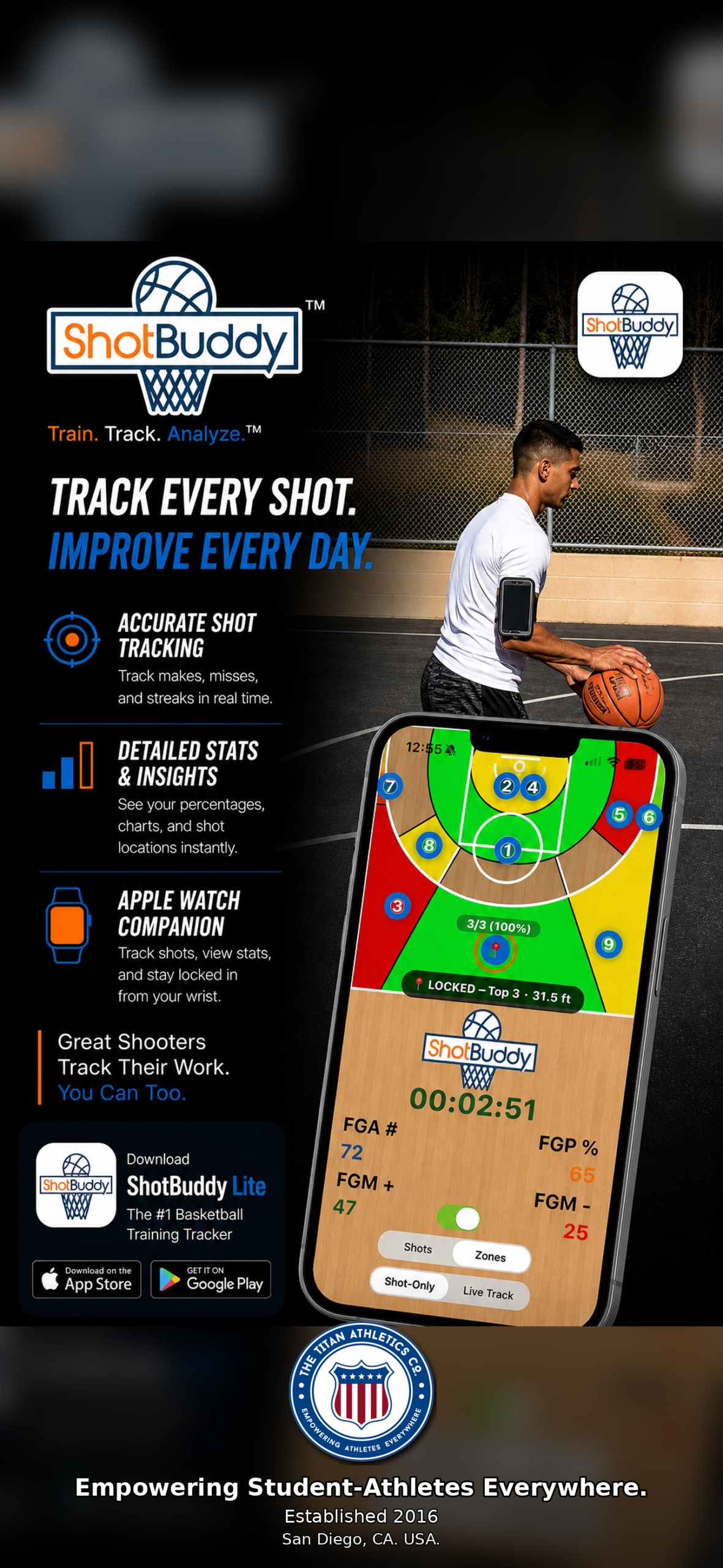 ShotBuddy Lite app preview