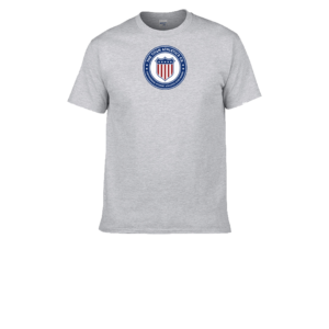 Titan Athletics Medallion T-Shirt - USA Shield - Grey