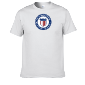 Titan Athletics Medallion T-Shirt - USA Shield - White